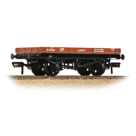 Bachmann 37-477D 1 Plank 'Lowfit' Wagon BR Bauxite (Early), OO Gauge