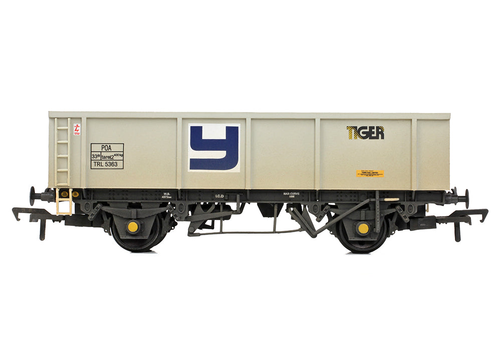 Bachmann 37-551B POA Mineral Wagon 'Yeoman/Tiger' Grey WEATHERED OO Gauge *PRE ORDER £33.26*