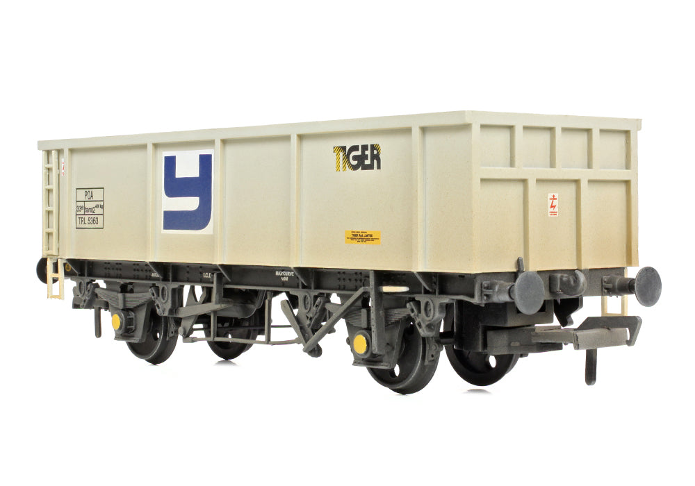 Bachmann 37-551B POA Mineral Wagon 'Yeoman/Tiger' Grey WEATHERED OO Gauge *PRE ORDER £33.26*