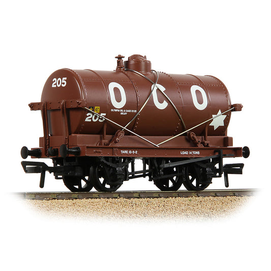 Bachmann 37-681A 14T Tank Wagon 'Olympia Oil & Cake Co.' Red, OO Gauge