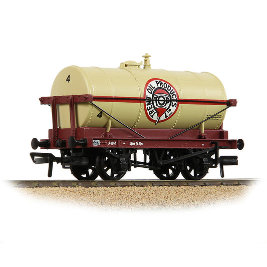 Bachmann 37-687 14T Tank Wagon 'Trent Oil Products' Buff, OO Gauge