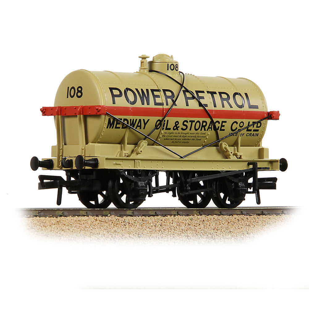 Bachmann 37-688 14T Tank Wagon 'Power Petrol' Buff, OO Gauge