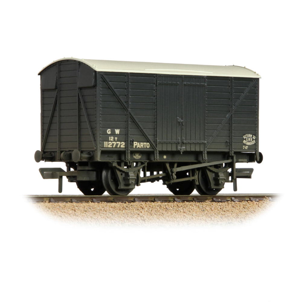 Bachmann 37-727B GWR 12T 'Parto' Ventilated Van 'Parto' GWR Grey [W], OO Gauge