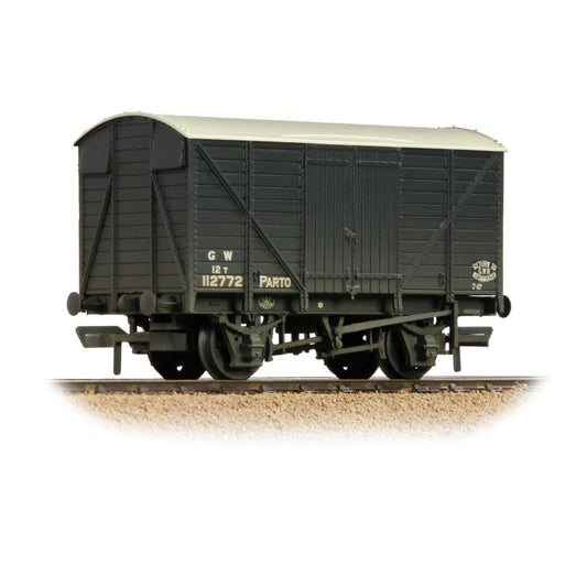 Bachmann 37-727B GWR 12T 'Parto' Ventilated Van 'Parto' GWR Grey [W], OO Gauge
