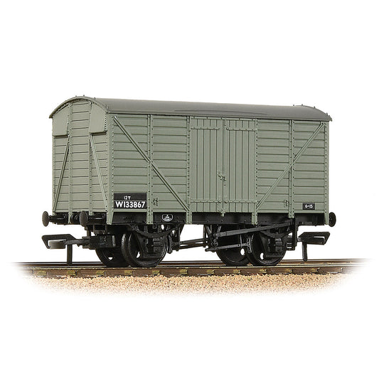 Bachmann 37-731B GWR 12T Ventilated Van BR Grey (Early), OO Gauge - LAST FEW