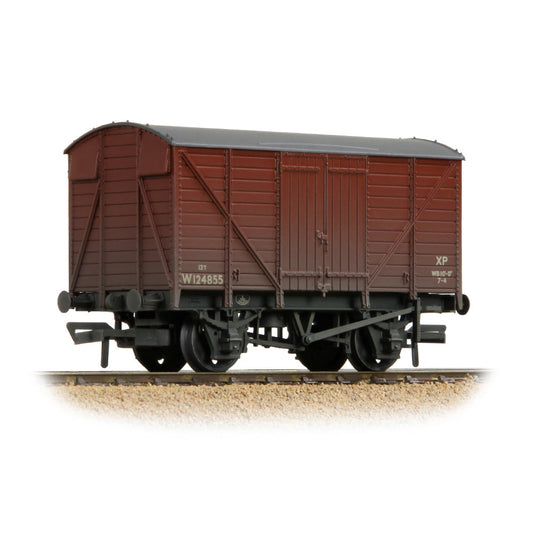 Bachmann 37-732A GWR 12T Ventilated Van BR Bauxite (Late) [Weathered], OO Gauge