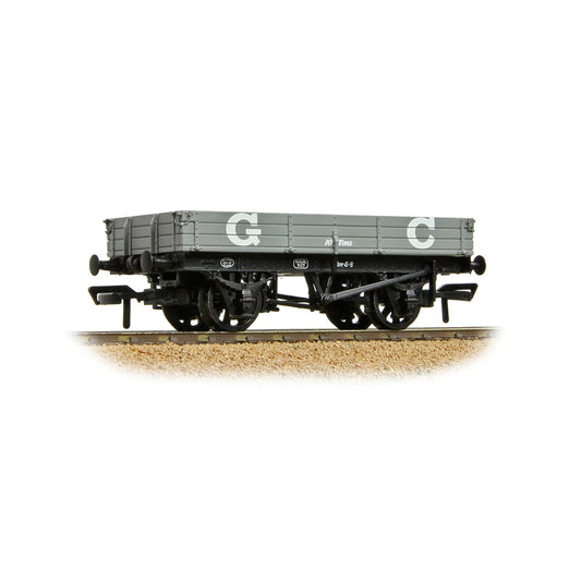 Bachmann 37-942A 3 Plank Wagon GCR Grey OO Gauge