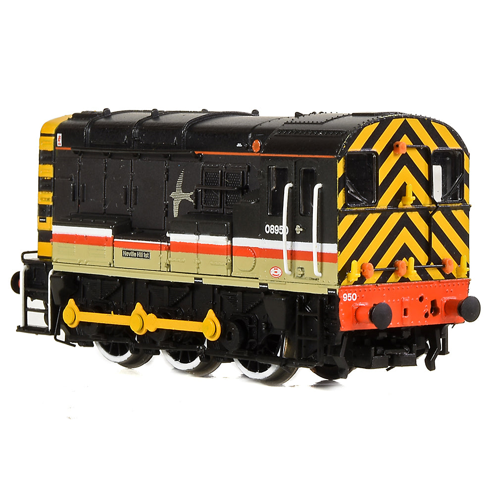 Farish 371-005A Class 08 08950 'Neville Hill 1st' BR InterCity (Swallow) N Gauge *LAST FEW*