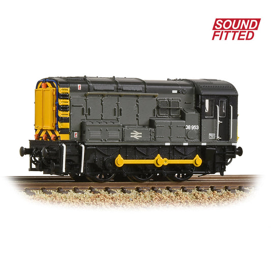 Farish 371-007ASF Class 08 08953 BR Engineers Grey SOUND, N Gauge *LAST FEW*