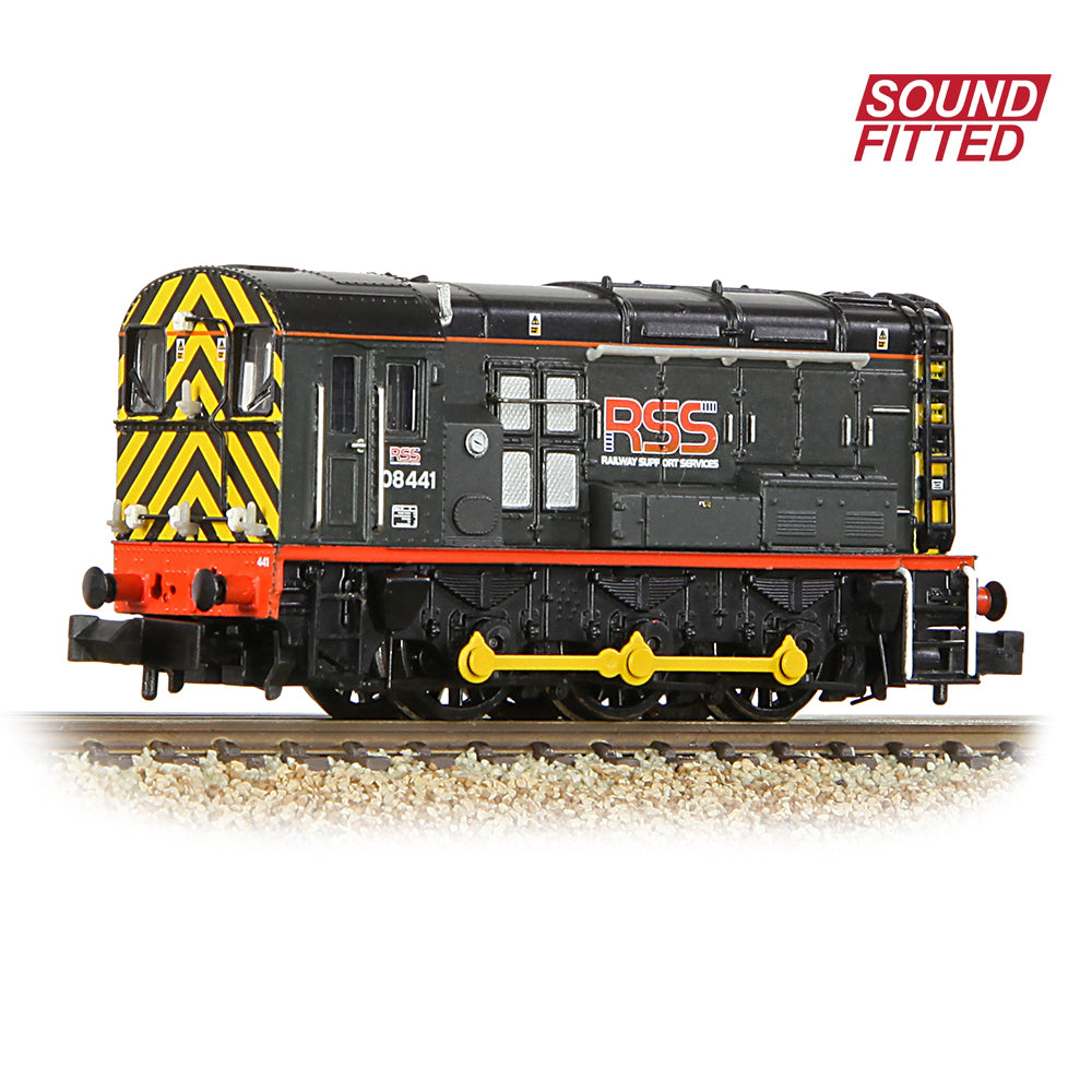 Farish 371-010SF Class 08 08441 RSS Railway Support Services SOUND