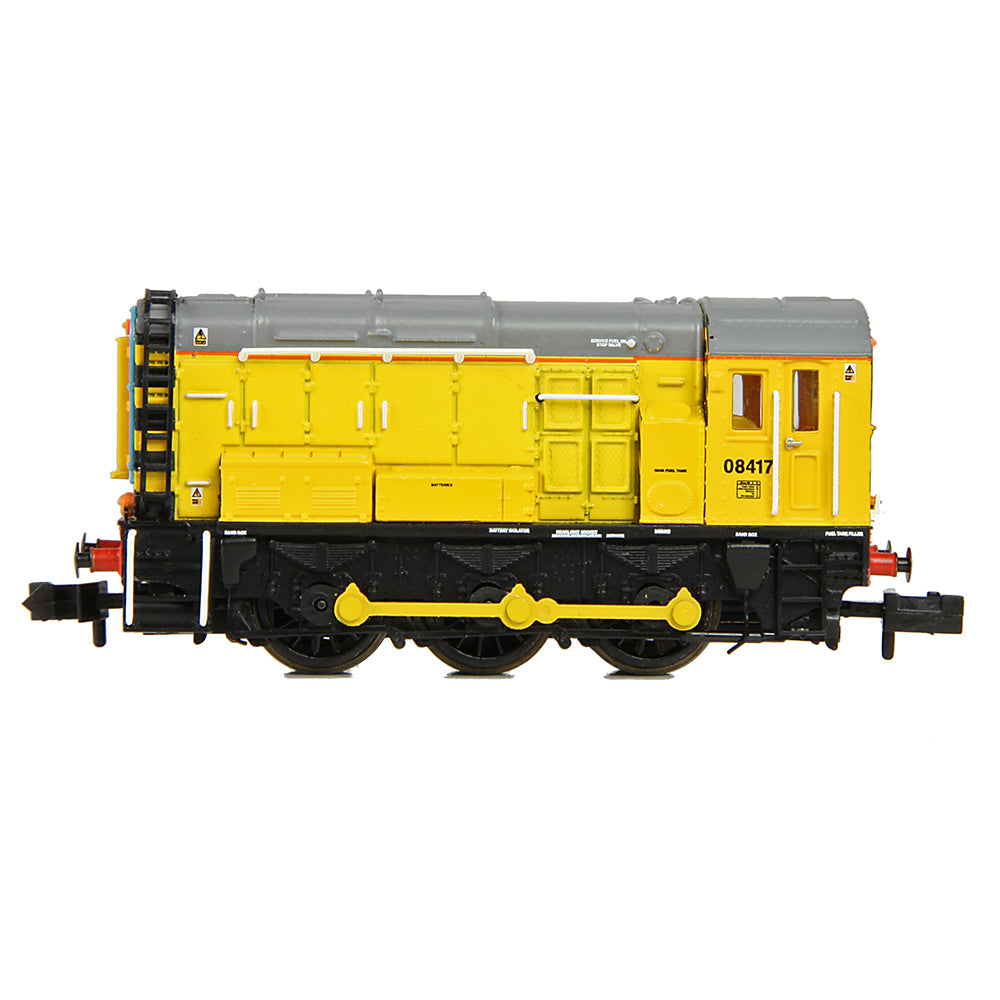 Farish 371-011 Class 08 08417 Network Rail Yellow, N Gauge *LAST FEW*