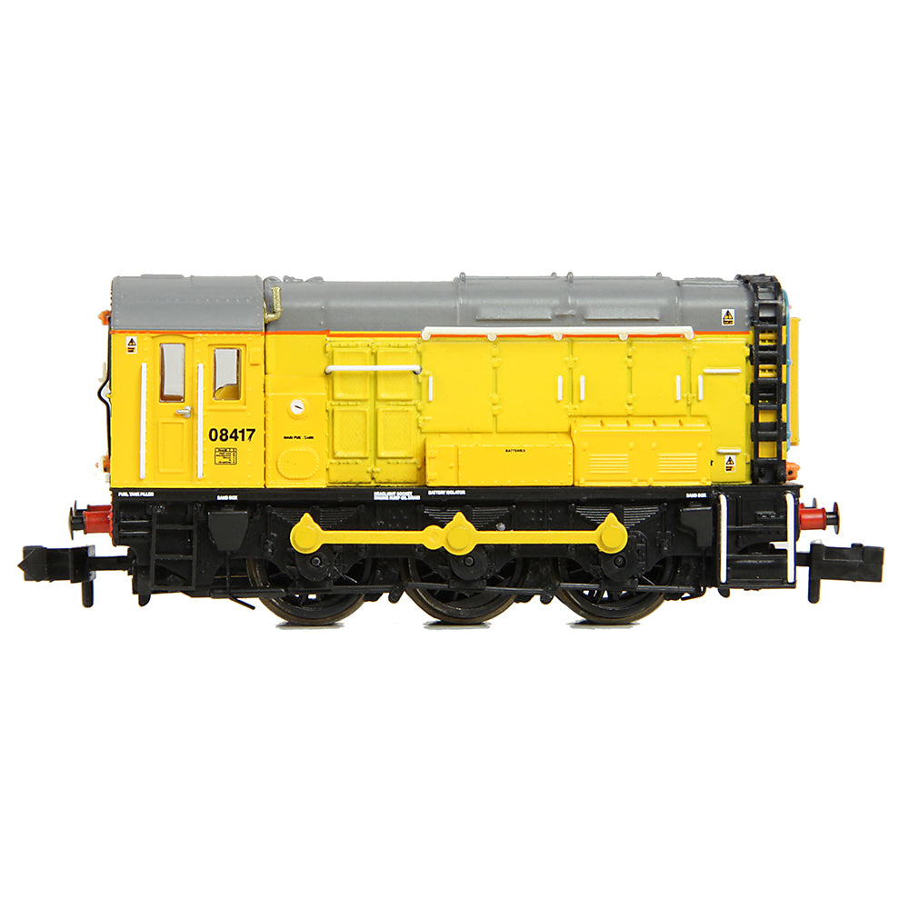 Farish 371-011 Class 08 08417 Network Rail Yellow, N Gauge *LAST FEW*