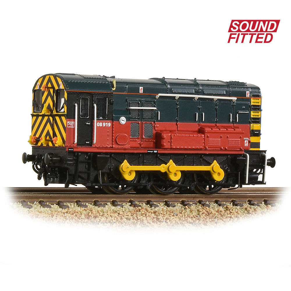 Farish 371-012SF Class 08 08919 Rail Express Systems SOUND, N Gauge *LAST FEW*
