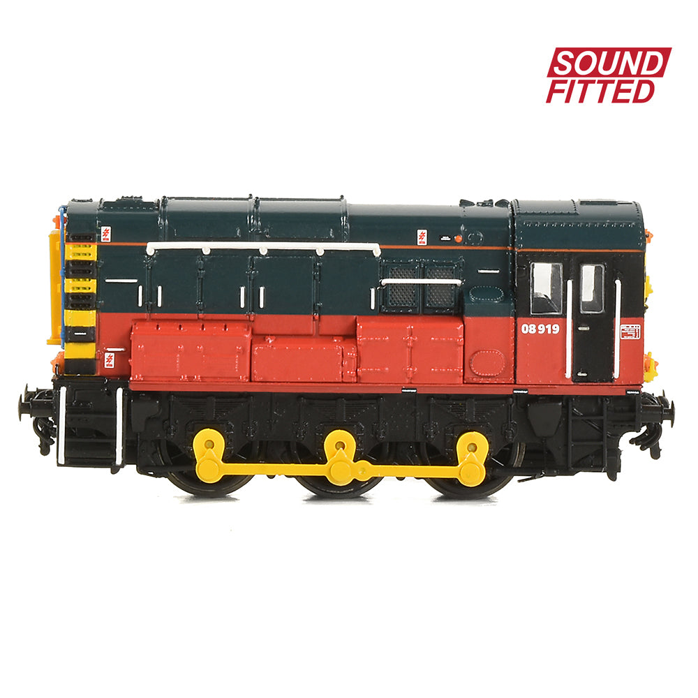 Farish 371-012SF Class 08 08919 Rail Express Systems SOUND, N Gauge *LAST FEW*