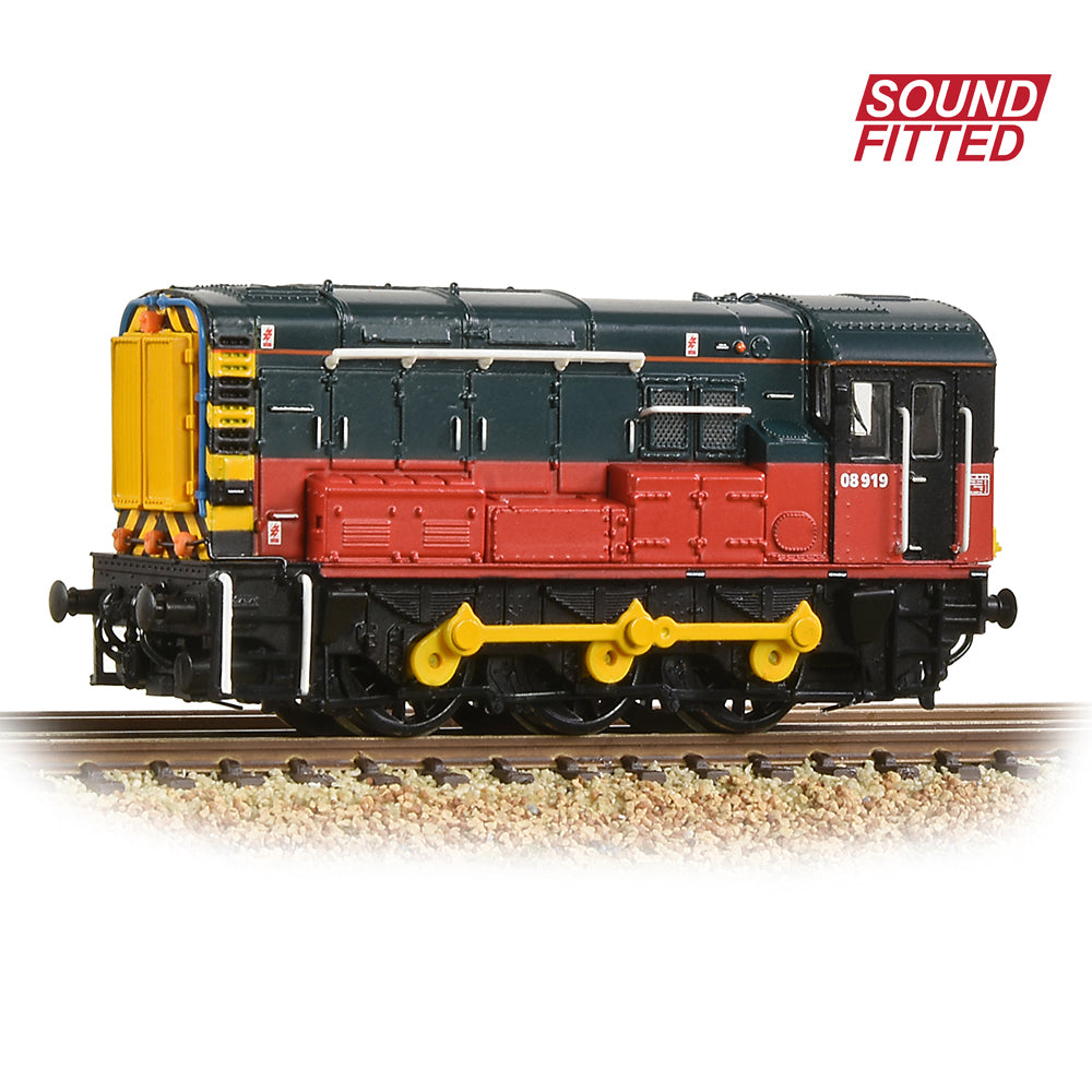 Farish 371-012SF Class 08 08919 Rail Express Systems SOUND, N Gauge *LAST FEW*