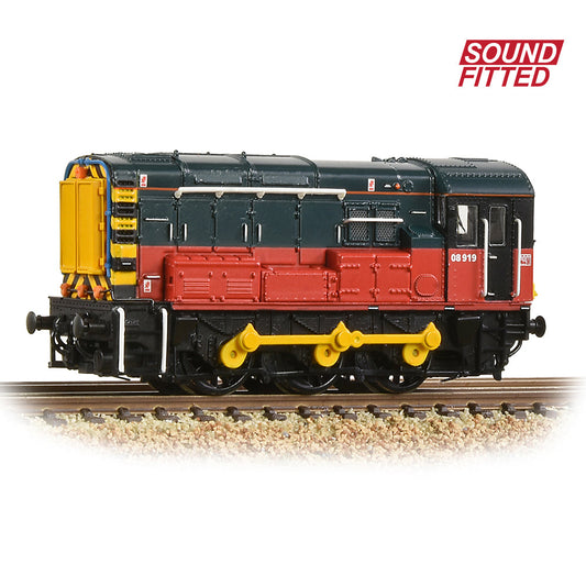 Farish 371-012SF Class 08 08919 Rail Express Systems SOUND, N Gauge *LAST FEW*