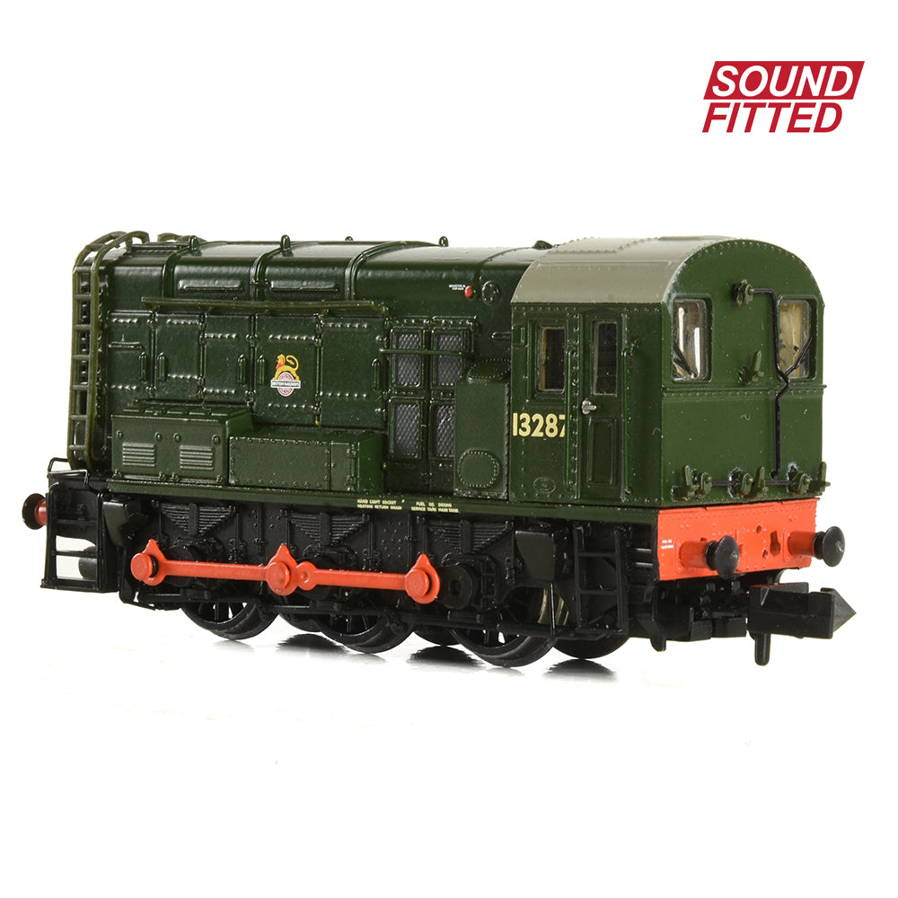 Farish 371-013SF Class 08 13287 BR Green (Early Emblem), SOUND N Gauge *LAST ONE*