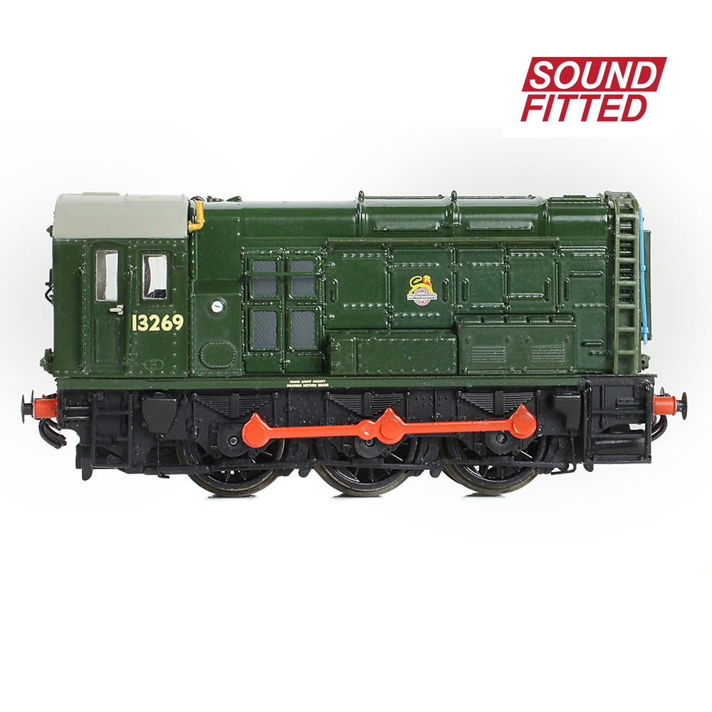 Farish 371-013ASF Class 08 13269 BR Green - Early Emblem - N Gauge