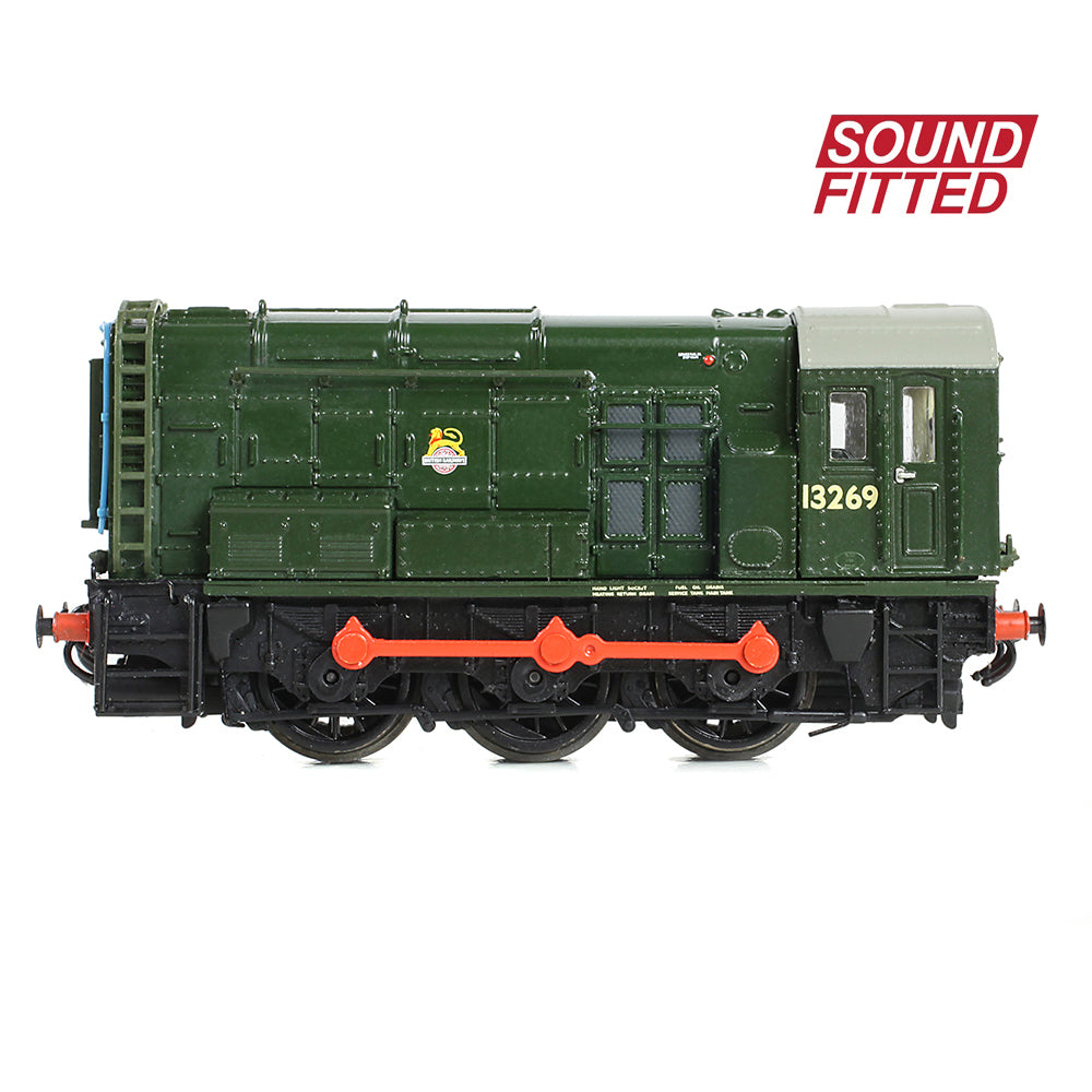 Farish 371-013ASF Class 08 13269 BR Green - Early Emblem - N Gauge