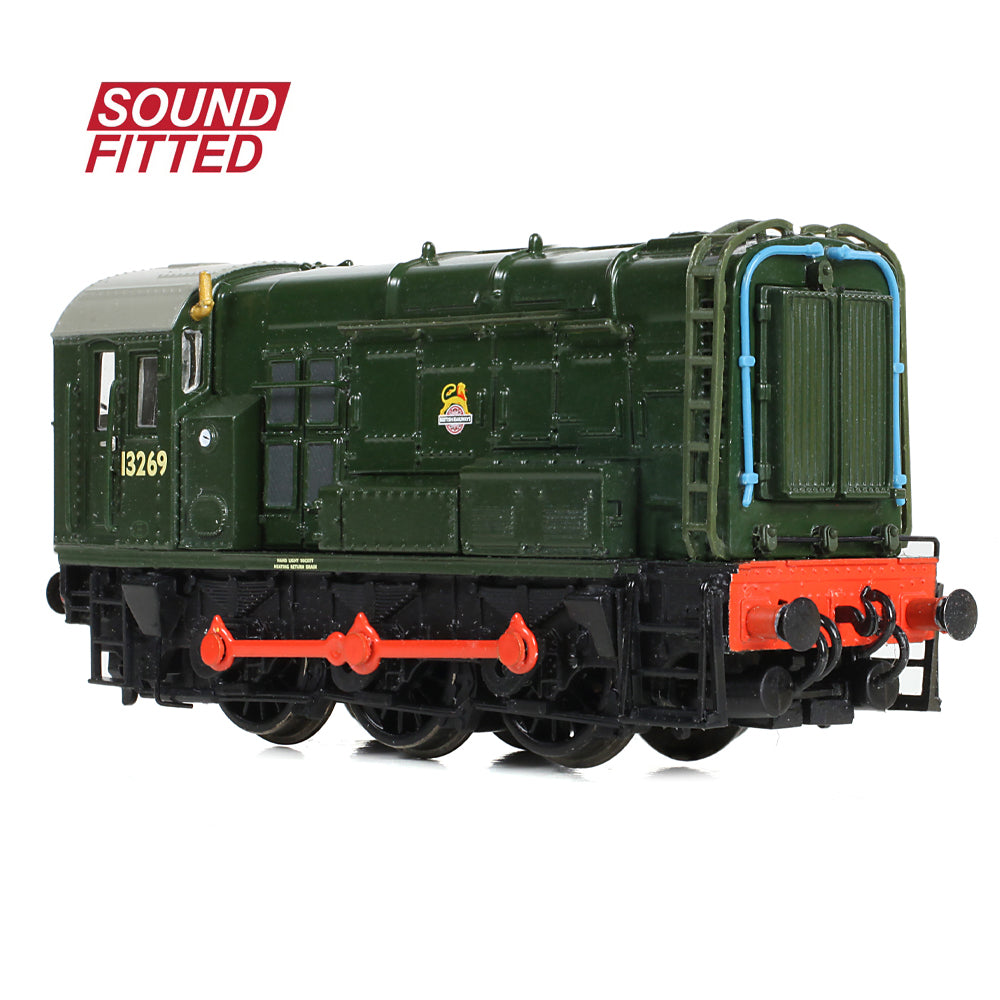 Farish 371-013ASF Class 08 13269 BR Green - Early Emblem - N Gauge