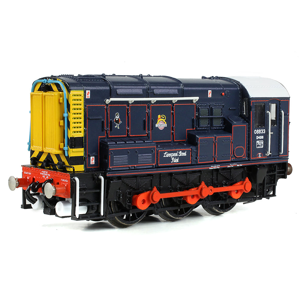 Farish 371-015E Class 08 08833 'Liverpool Street Pilot' BR/GER Lined Blue (Early Em.) N Gauge *LAST FEW*