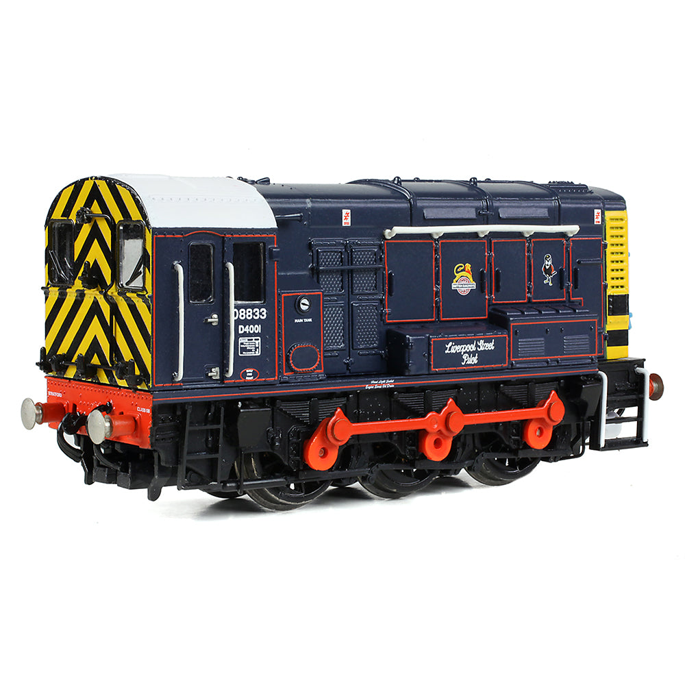 Farish 371-015E Class 08 08833 'Liverpool Street Pilot' BR/GER Lined Blue (Early Em.) N Gauge *LAST FEW*