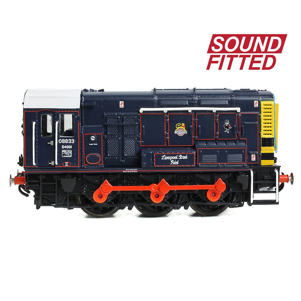 Farish 371-015ESF Class 08 08833 'Liverpool Street Pilot' BR/GER Lined Blue - N Gauge