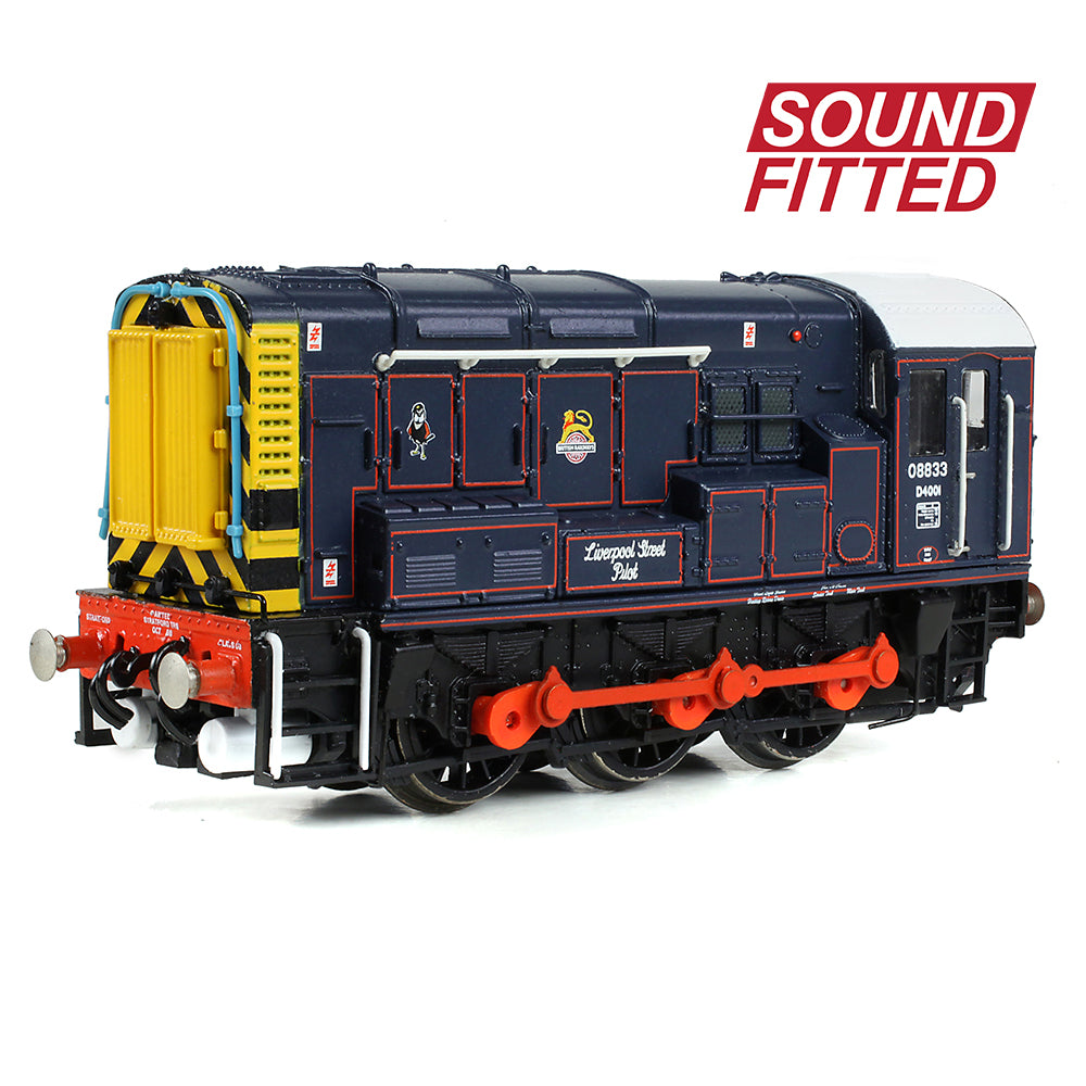 Farish 371-015ESF Class 08 08833 'Liverpool Street Pilot' BR/GER Lined Blue - N Gauge