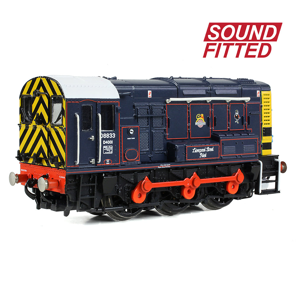 Farish 371-015ESF Class 08 08833 'Liverpool Street Pilot' BR/GER Lined Blue - N Gauge