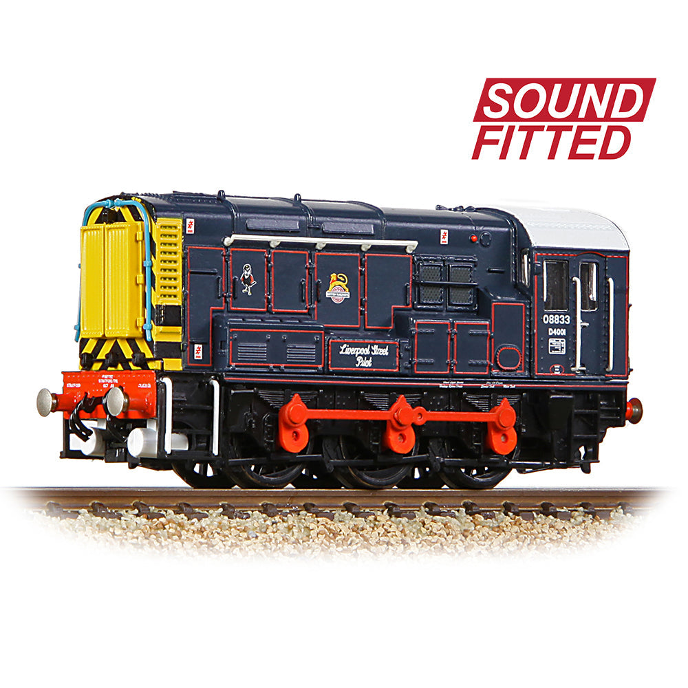 Farish 371-015ESF Class 08 08833 'Liverpool Street Pilot' BR/GER Lined Blue - N Gauge