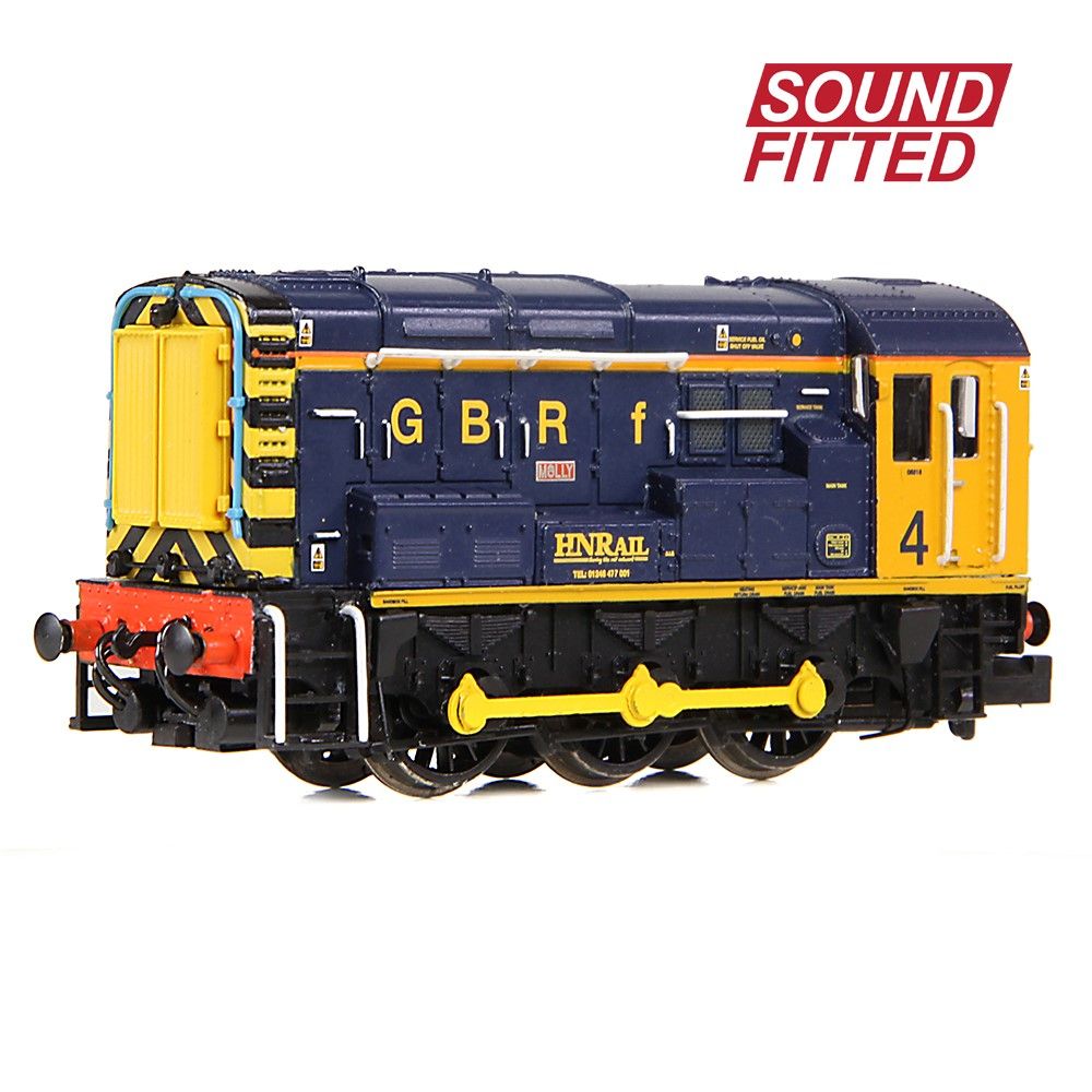 Farish 371-016KSF Class 08 08818/No. 4 ‘Molly’ GBRf/Harry Needle Railroad Company, N Gauge *LAST FEW*