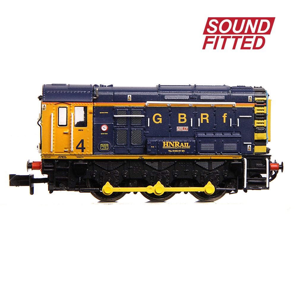 Farish 371-016KSF Class 08 08818/No. 4 ‘Molly’ GBRf/Harry Needle Railroad Company, N Gauge *LAST FEW*