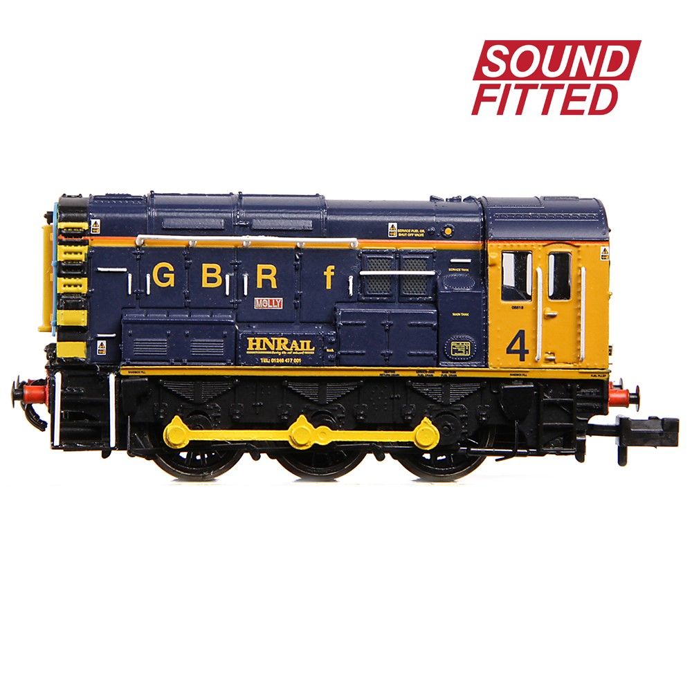 Farish 371-016KSF Class 08 08818/No. 4 ‘Molly’ GBRf/Harry Needle Railroad Company, N Gauge *LAST FEW*