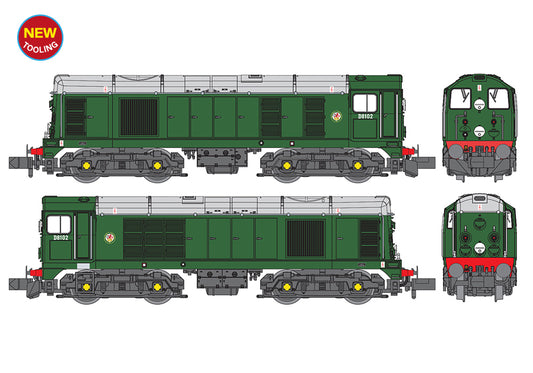 Farish 371-030B Class 20/0 Disc Headcode & Tablet Catcher Recess D8102 BR Green (Roundel) N Gauge *PRE ORDER £144.46*