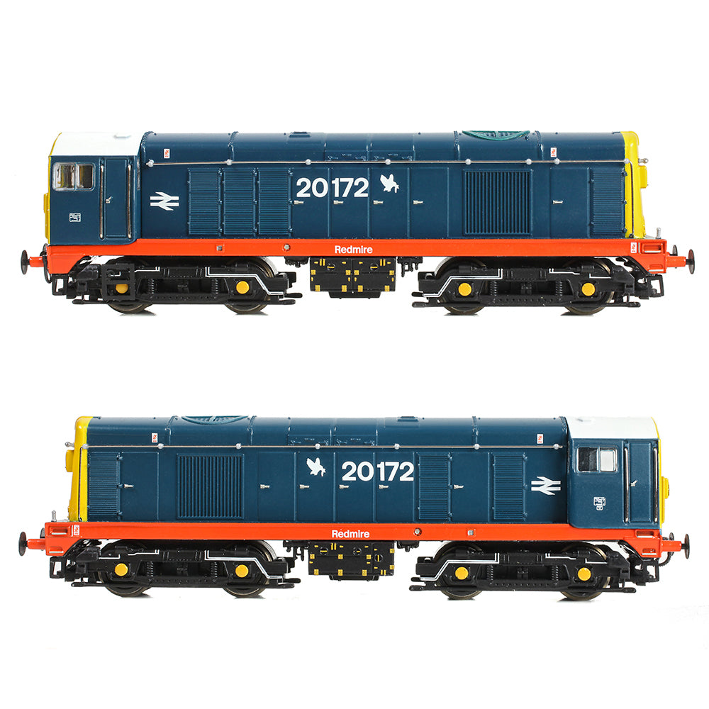Farish 371-042 Class 20 Headcode Box 20172 Redmire BR Blue (Red Solebar) - N Gauge *LAST FEW*