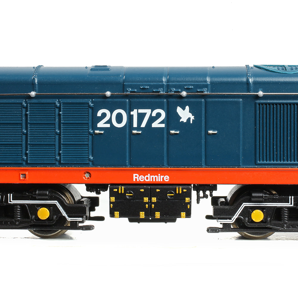 Farish 371-042 Class 20 Headcode Box 20172 Redmire BR Blue (Red Solebar) - N Gauge *LAST FEW*