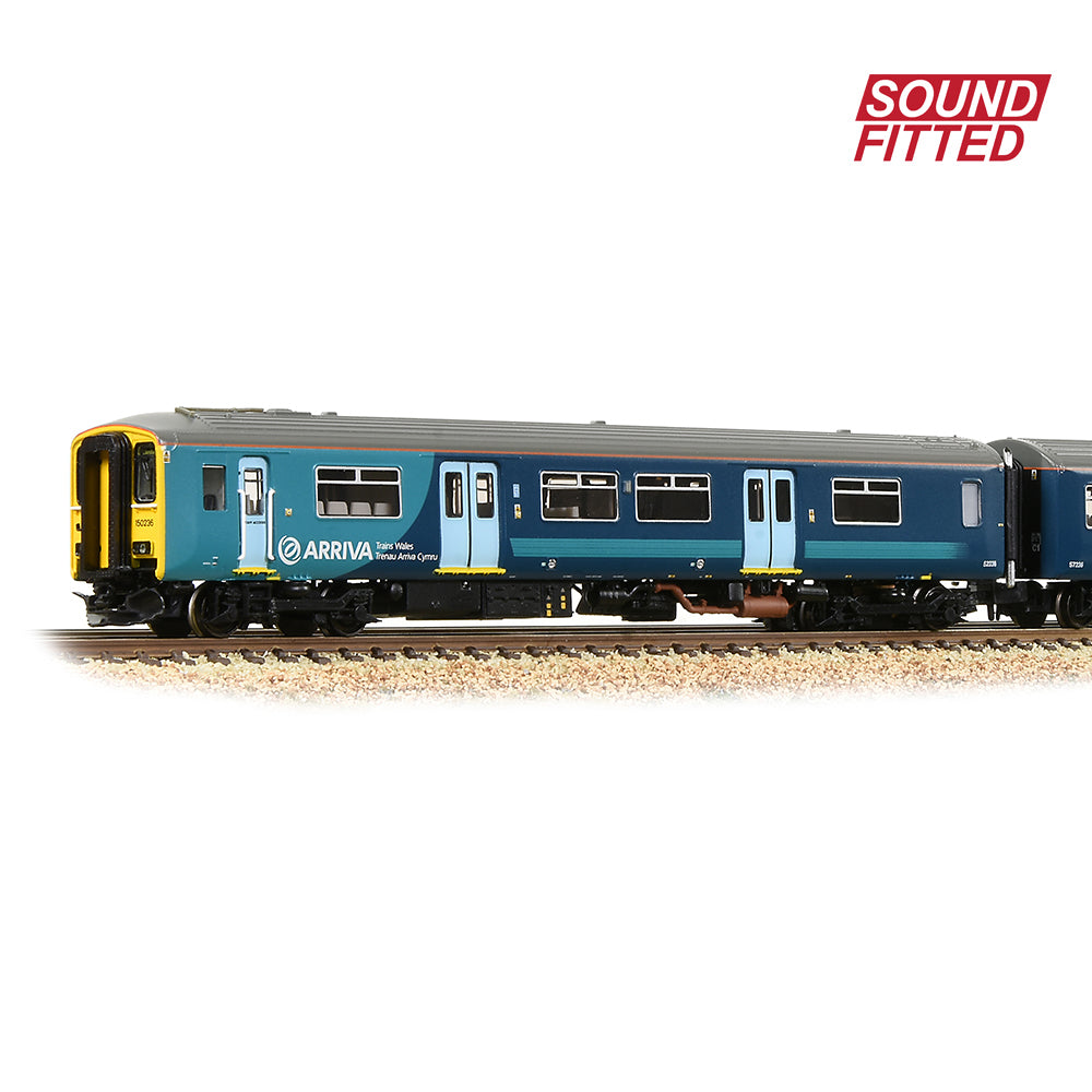Farish 371-334SF Class 150/2 2-Car DMU 150236 Arriva Trains Wales - DCC Sound, N Gauge *LAST FEW*