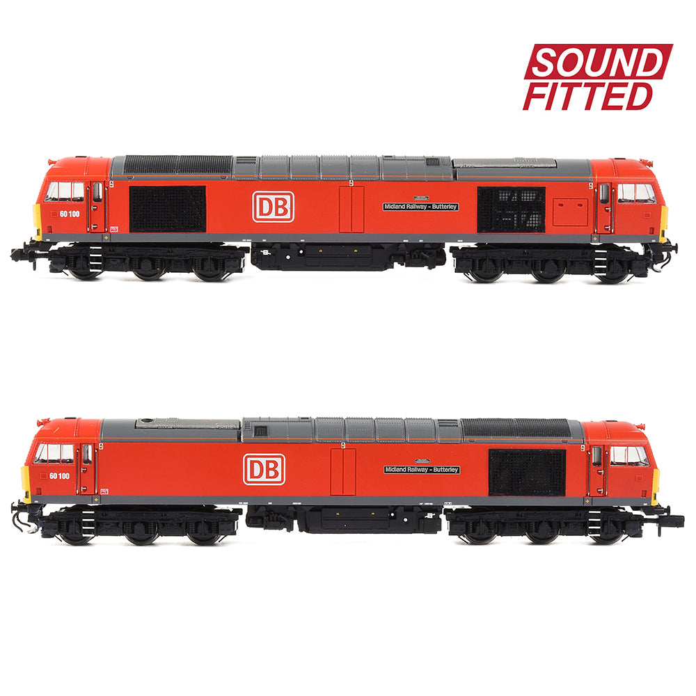 Farish 371-359 Class 60 60100 'Midland Railway - Butterley' DB Cargo, N Gauge