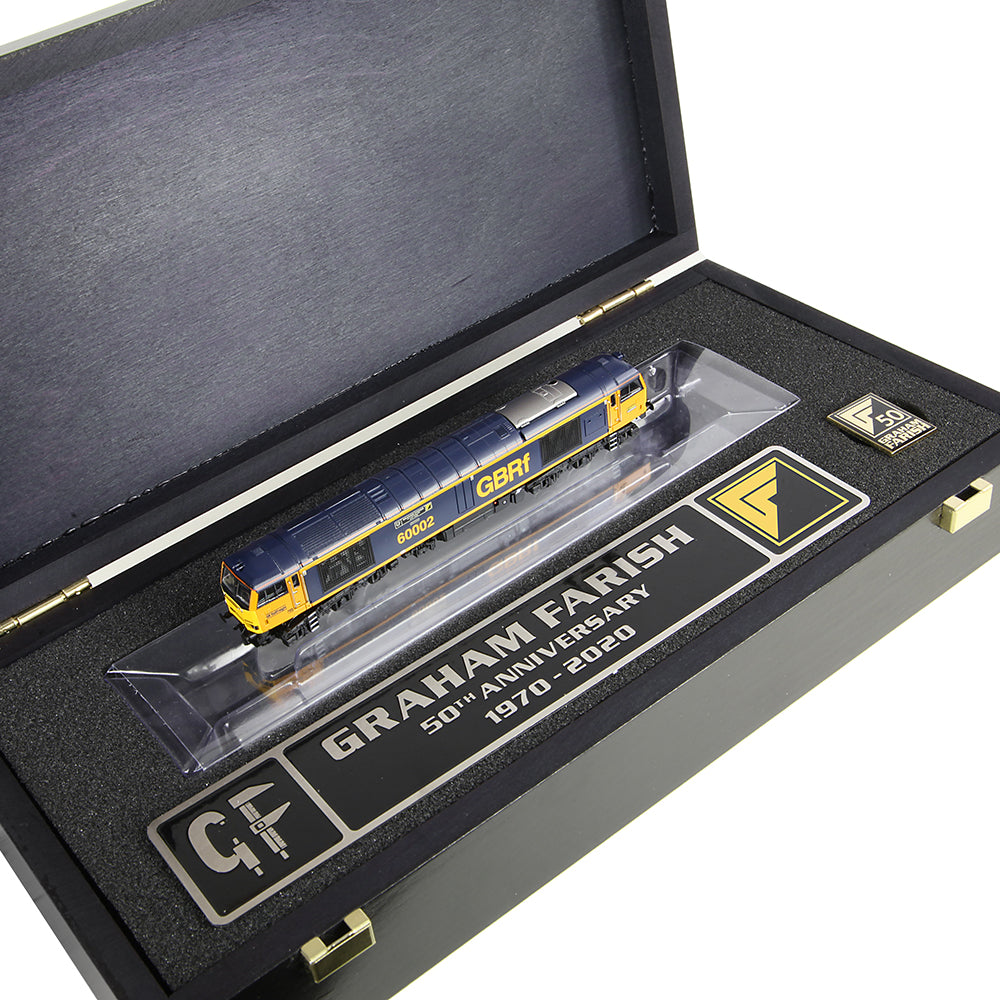Farish 371-364 Class 60 60002 Farish 50th Anniversary Collectors Pack N Gauge *LAST FEW*