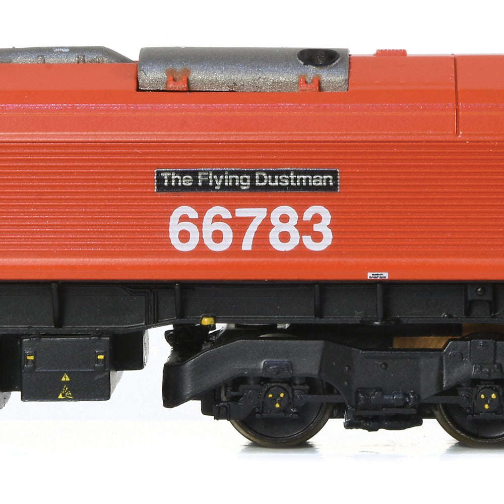 Farish 371-399 Class 66/7 66783 'The Flying Dustman' GBRf Biffa Red, N Gauge *LAST FEW*