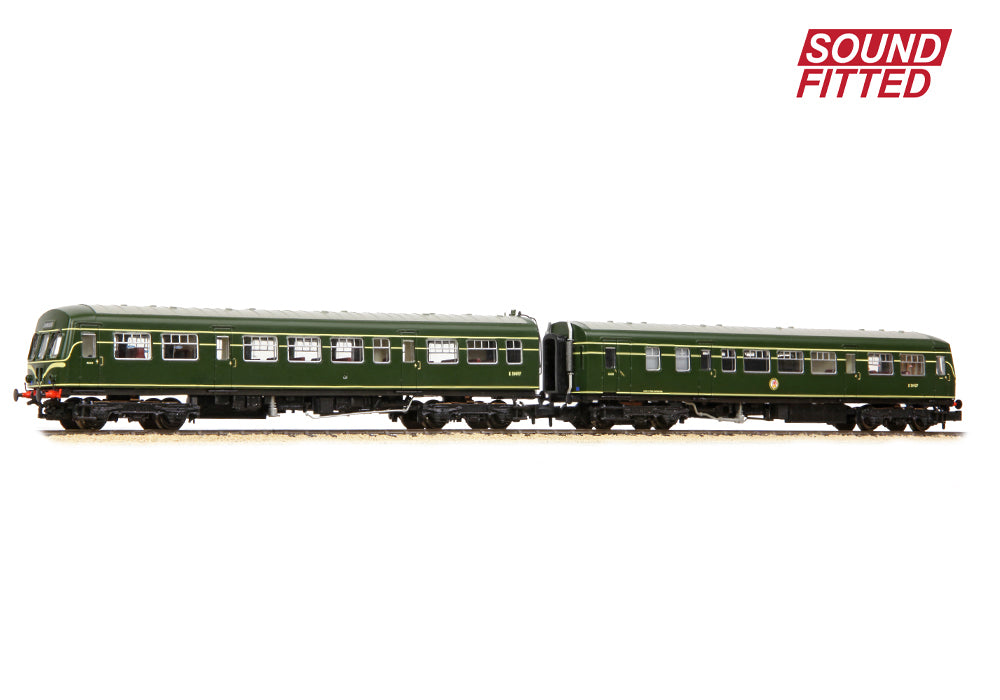 Farish 371-508ASF Class 101 2-Car 'Power Twin' DMU BR Green (Speed Whiskers) SOUND FITTED N Gauge *PRE ORDER £297.46*