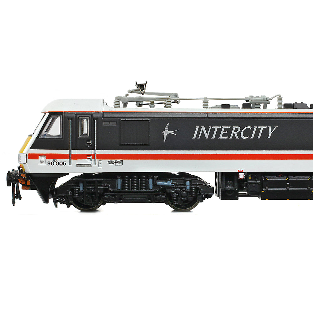 Farish 371-780 Class 90/0 90005 'Financial Times' BR InterCity Swallow, N Gauge *LAST FEW*