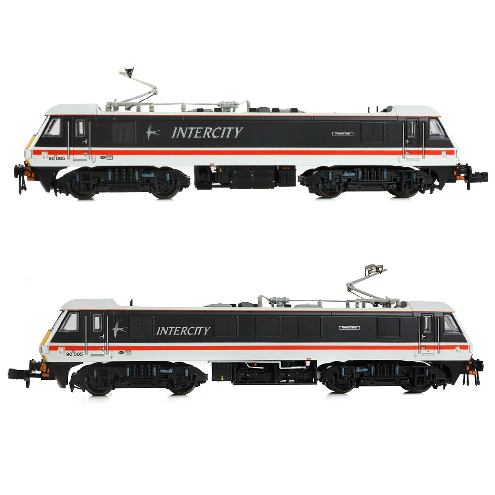 Farish 371-780 Class 90/0 90005 'Financial Times' BR InterCity Swallow, N Gauge *LAST FEW*