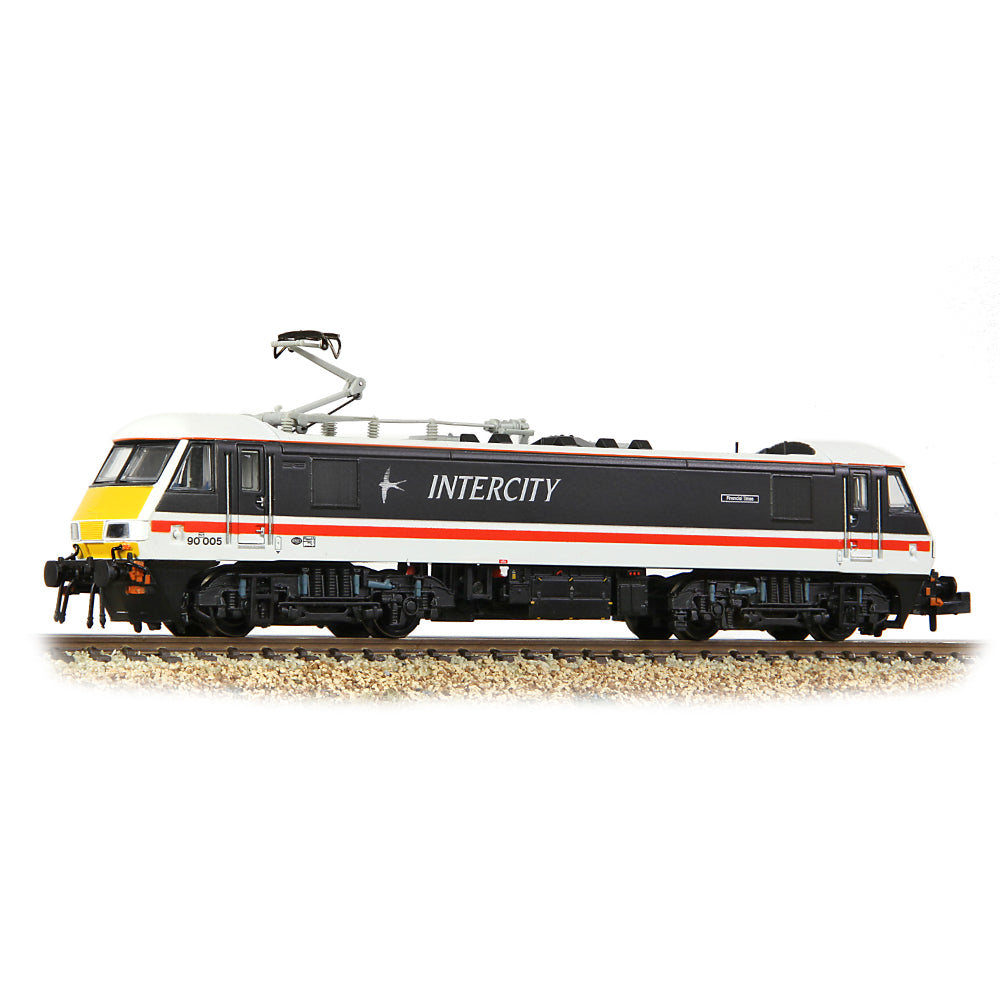 Farish 371-780 Class 90/0 90005 'Financial Times' BR InterCity Swallow, N Gauge *LAST FEW*