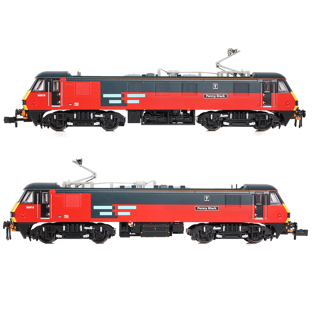 Farish 371-782 Class 90/0 90019 'Penny Black' Rail Express Systems N Gauge *LAST FEW*