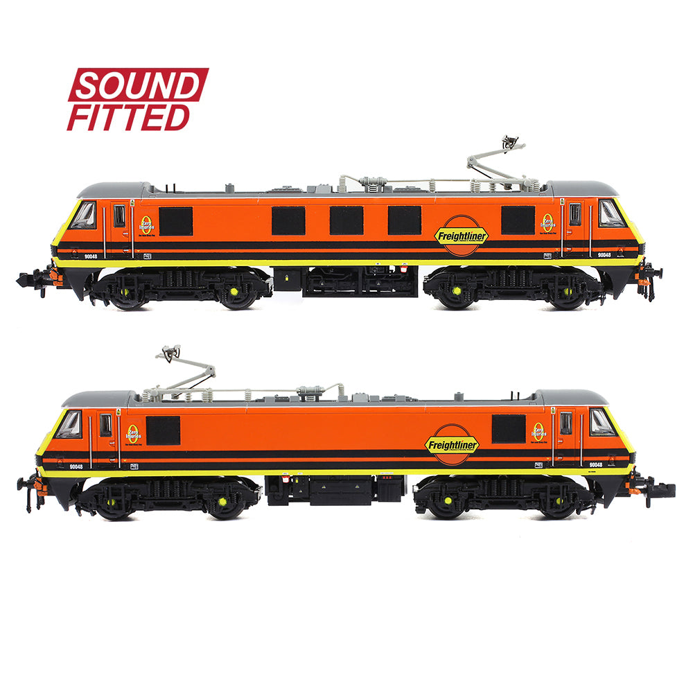 Farish 371-785ASF Class 90/0 90048 Freightliner G&W - N Gauge