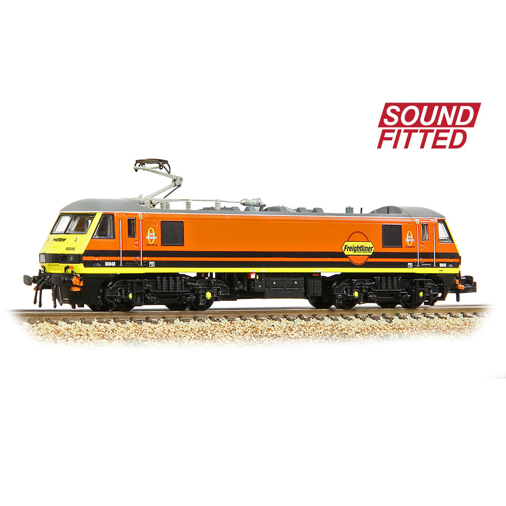 Farish 371-785ASF Class 90/0 90048 Freightliner G&W - N Gauge