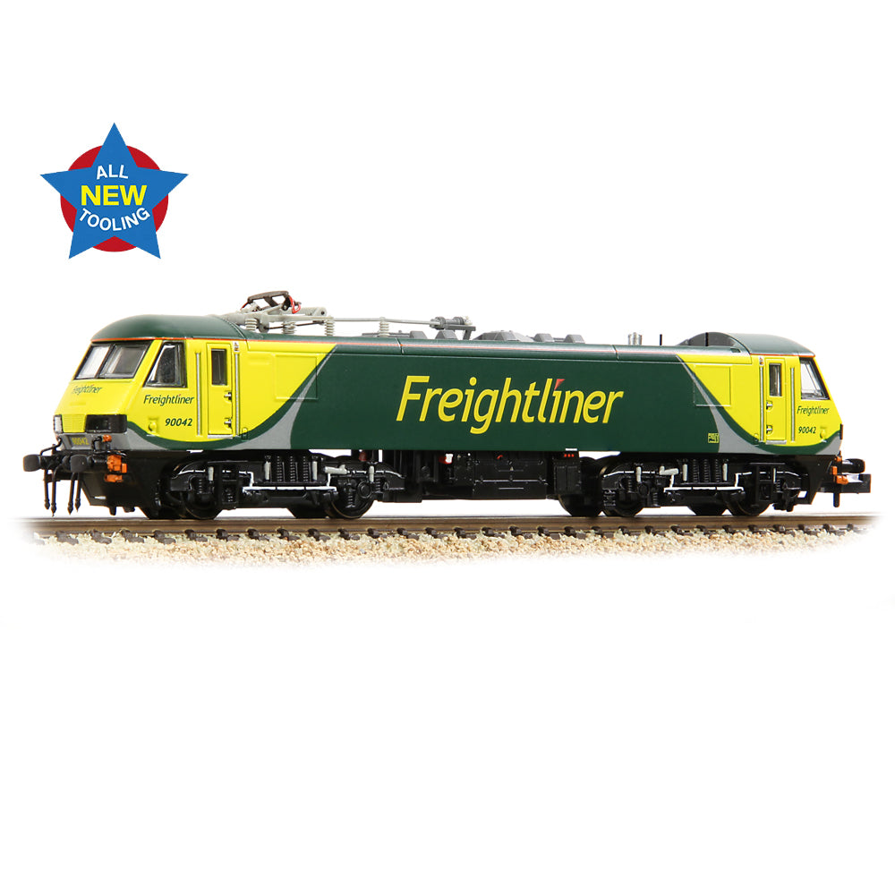 Farish 371-790 Class 90/0 90042 Freightliner 'PowerHaul' - N Gauge *LAST FEW*