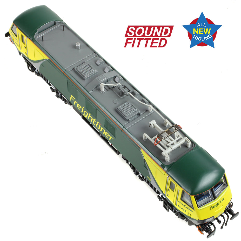 Farish 371-790SF Class 90/0 90042 Freightliner 'PowerHaul' - N Gauge