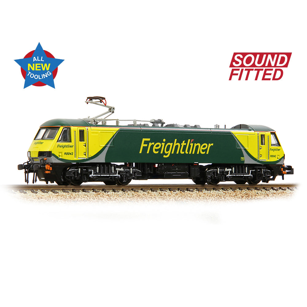 Farish 371-790SF Class 90/0 90042 Freightliner 'PowerHaul' - N Gauge